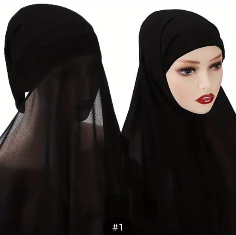 Bonnet Chiffon Hijab - Image 7