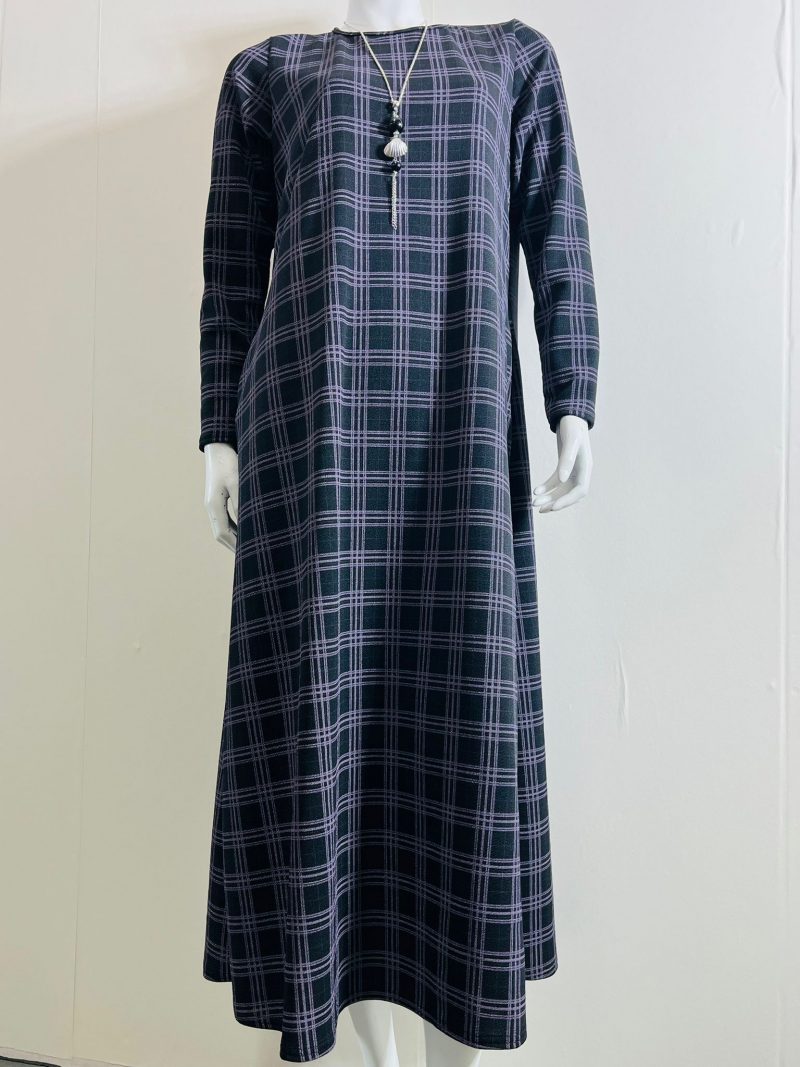 Winter Printed Maxi Dress - Image 5