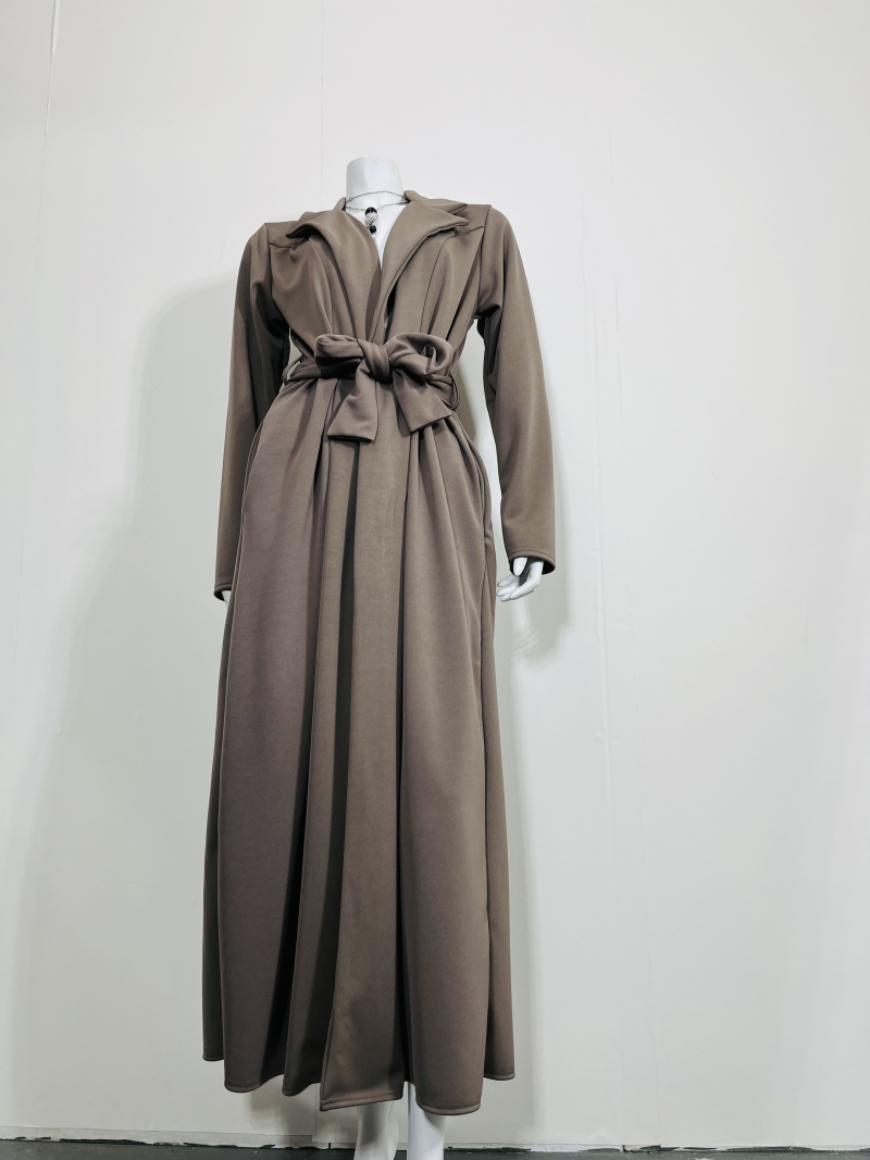 Ultimate Style and Comfort Women' Maxi Cardigan with Belt and 2 Pocket - Image 2