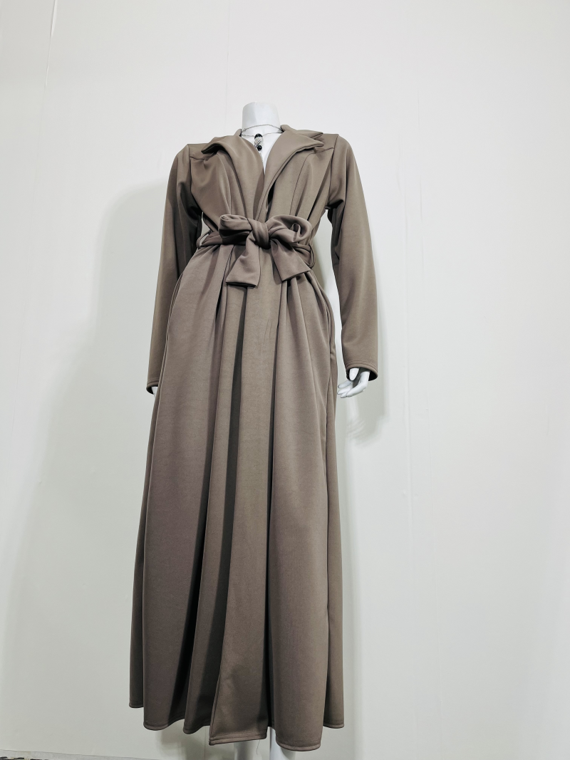 Ultimate Style and Comfort Women' Maxi Cardigan with Belt and 2 Pocket - Image 3