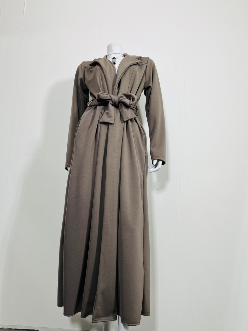 Ultimate Style and Comfort Women' Maxi Cardigan with Belt and 2 Pocket - Image 4