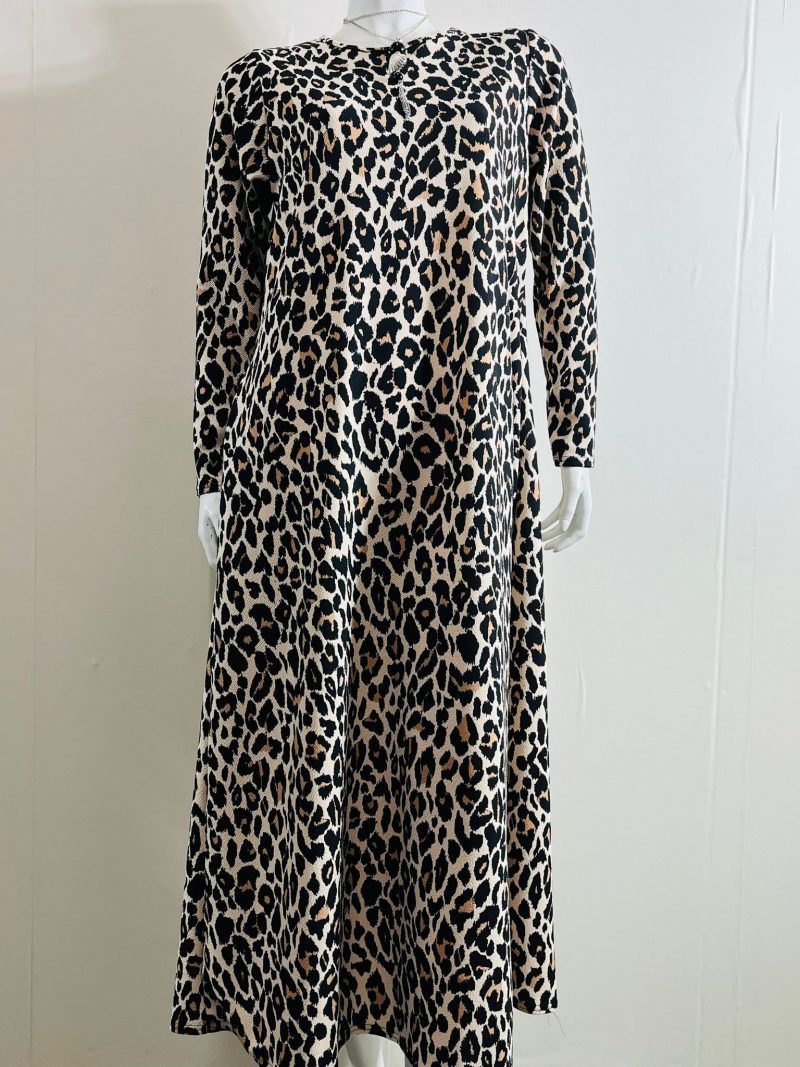 Winter Printed Maxi Dress - Image 2