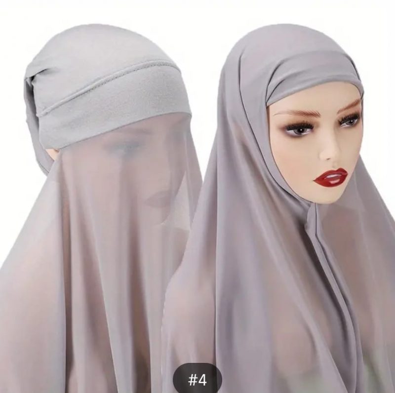 Bonnet Chiffon Hijab - Image 6