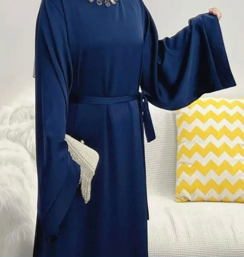 Satin Abaya - Image 8