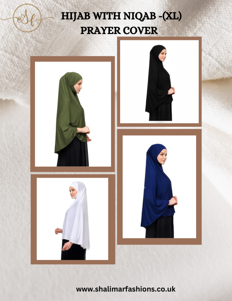 Hijab with Niqab- 3XL Prayer Cover "Namaz Chaddar"