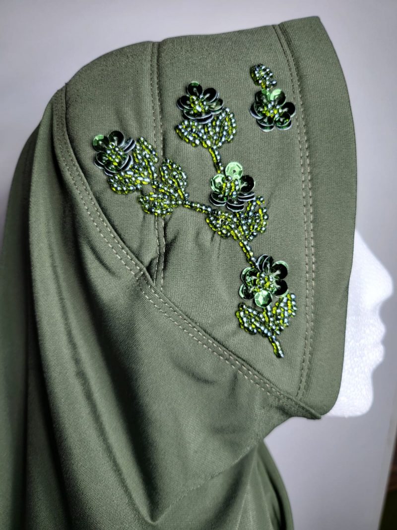 Side Embroidery Hijab - Image 5