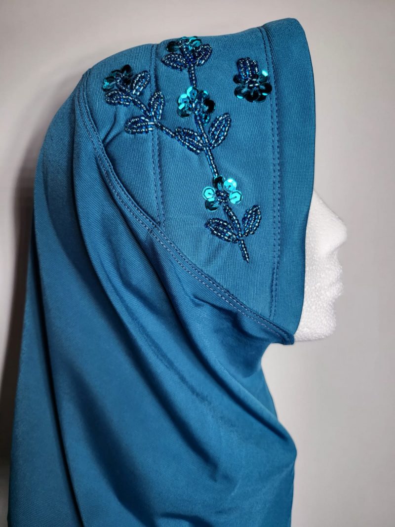 Side Embroidery Hijab - Image 6