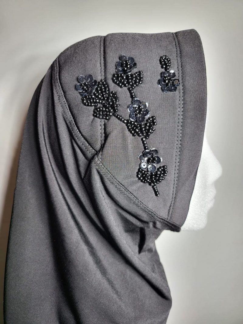 Side Embroidery Hijab - Image 7