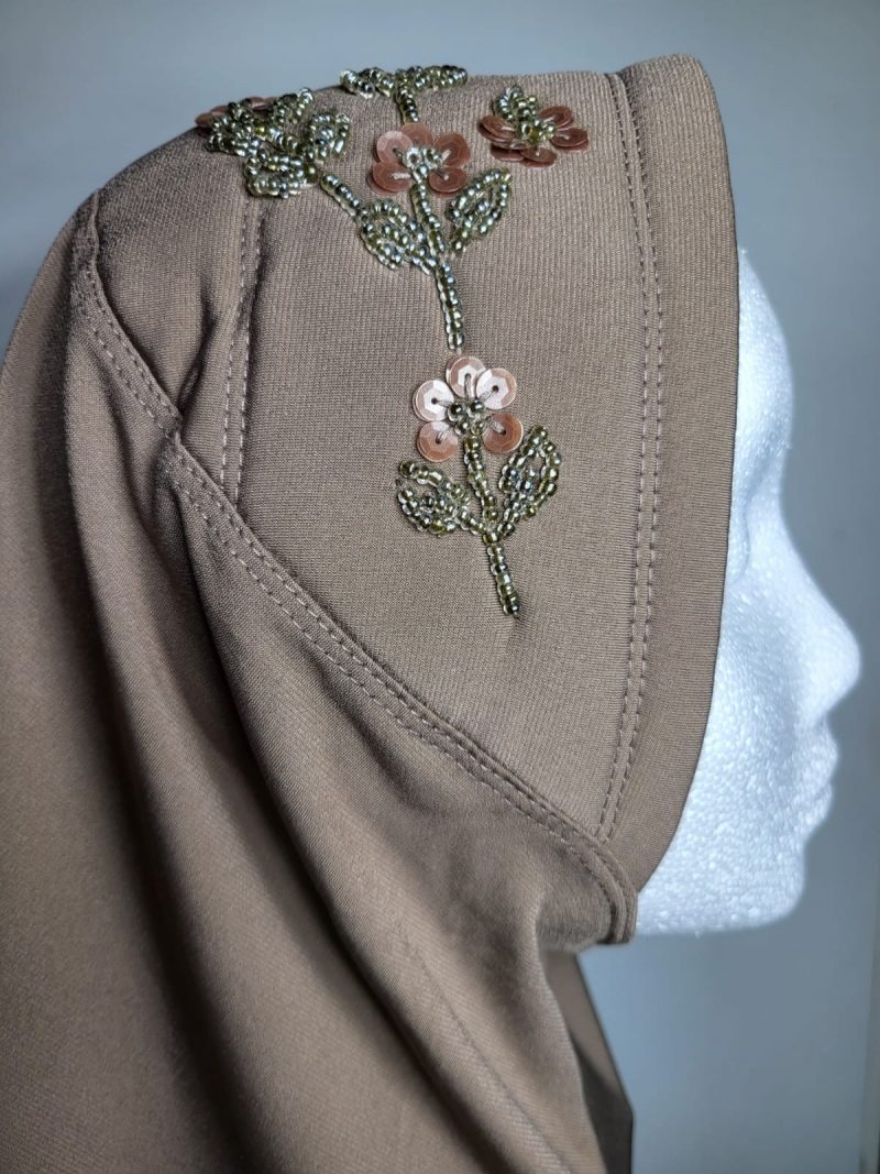 Side Embroidery Hijab - Image 9