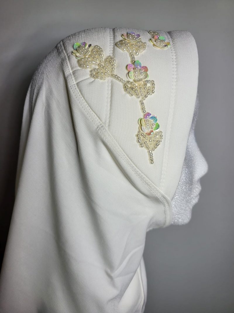 Side Embroidery Hijab - Image 11