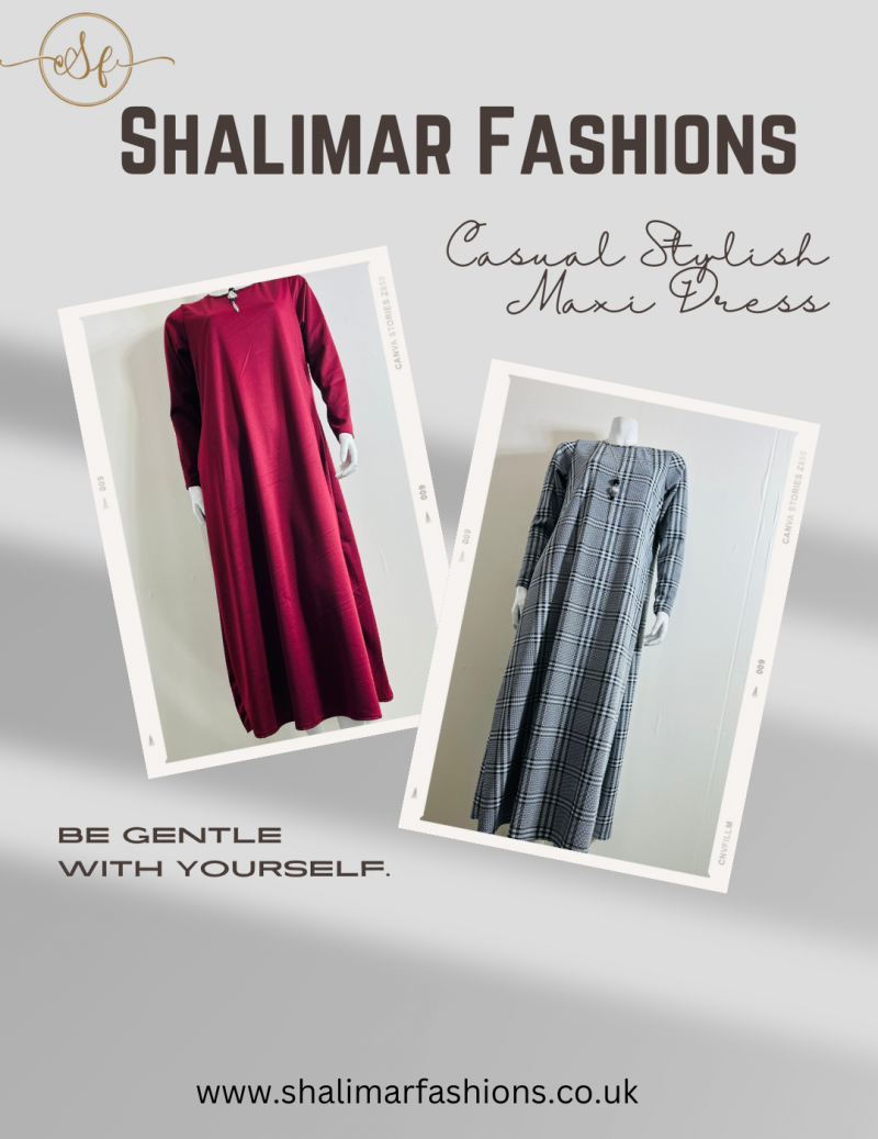 Winter Printed Maxi Dress