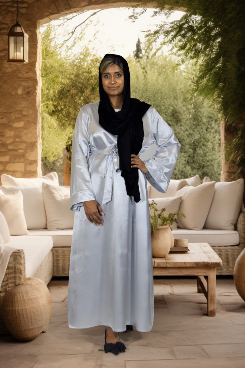 Satin Abaya - Image 2