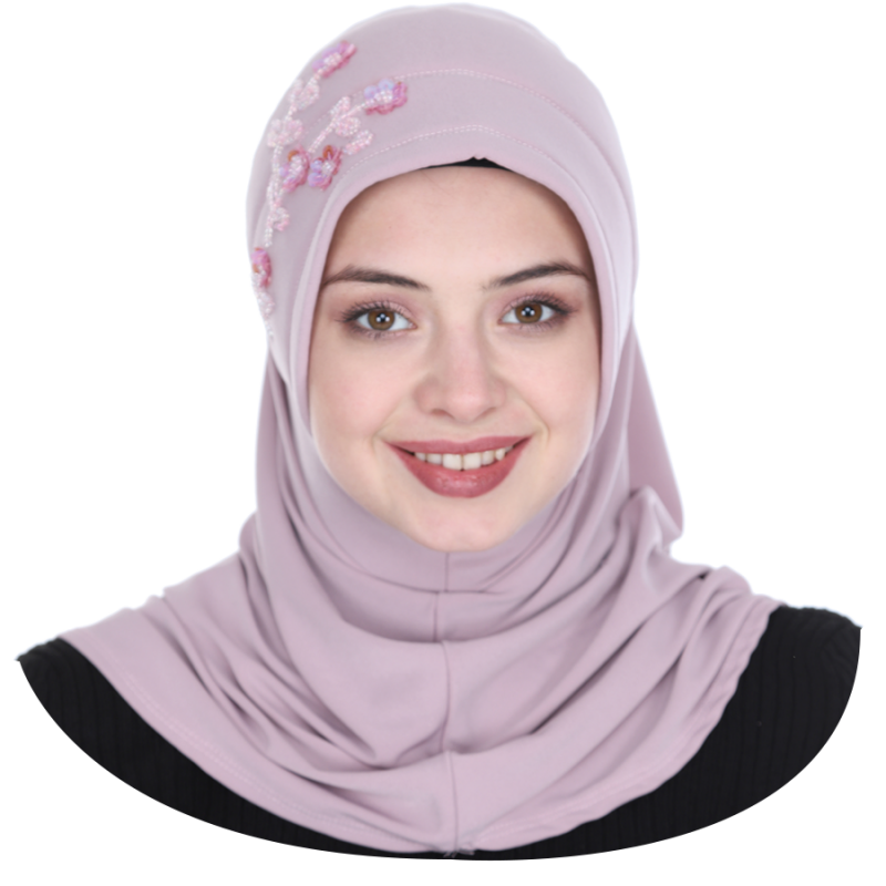 Side Embroidery Hijab - Image 2