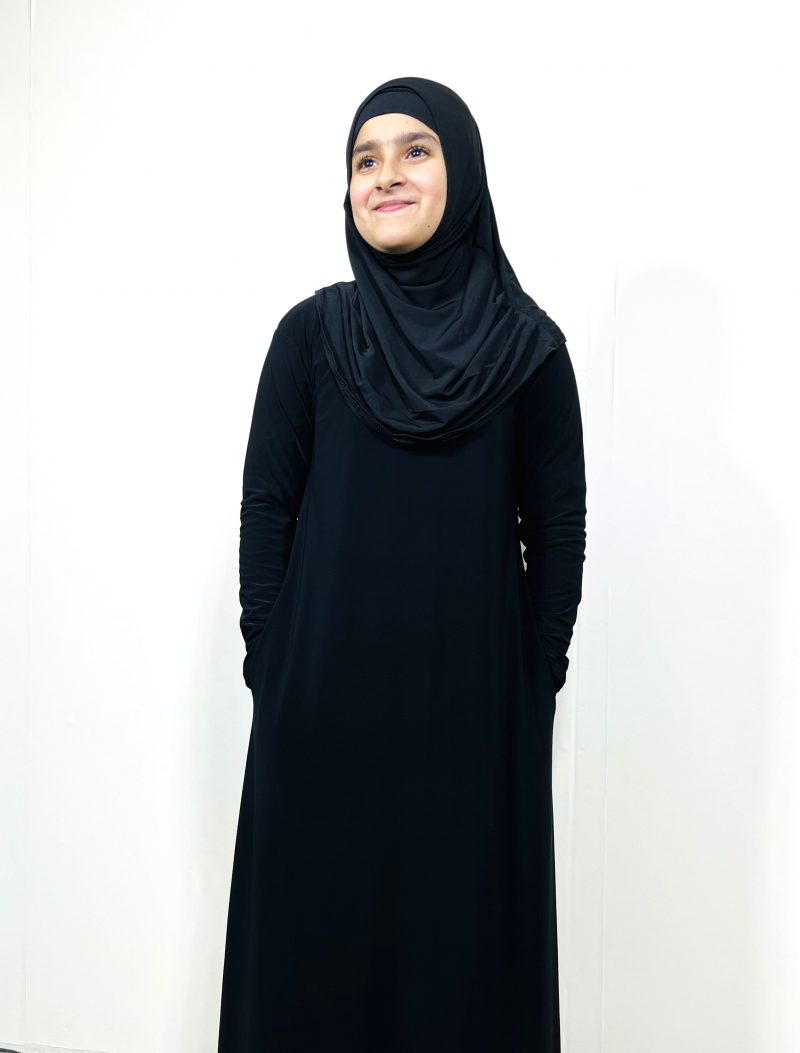 Girls Pleated Abaya (3-13yrs ) - Image 5