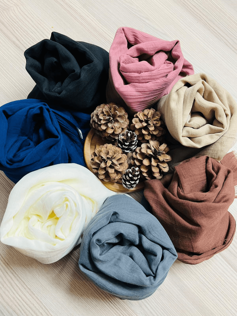 Cotton Silk Scarf - Image 2