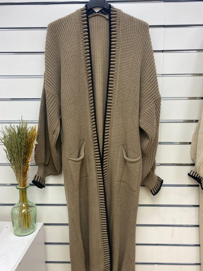 Long Knitted Cardigan - Image 7