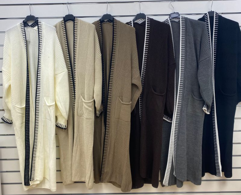 Long Knitted Cardigan - Image 8