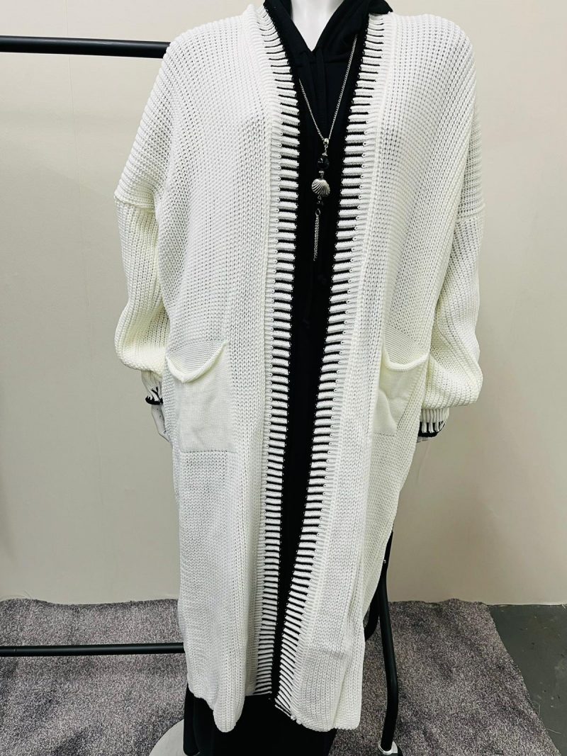 Long Knitted Cardigan - Image 2