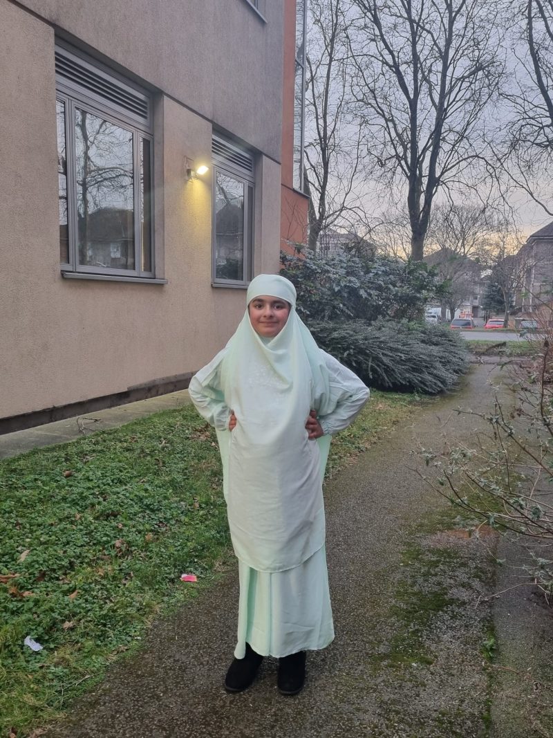2-Piece Girls Jilbab - Image 3
