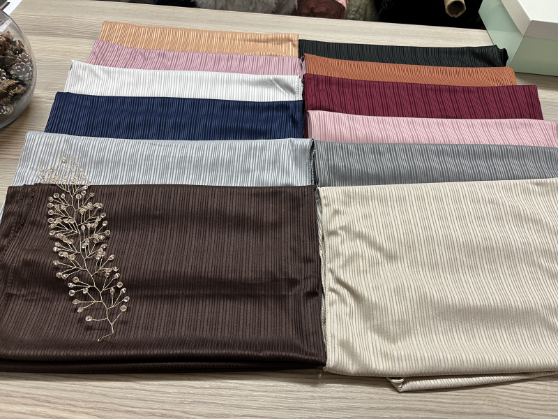 Ribbed Jersey Scarf - Image 15