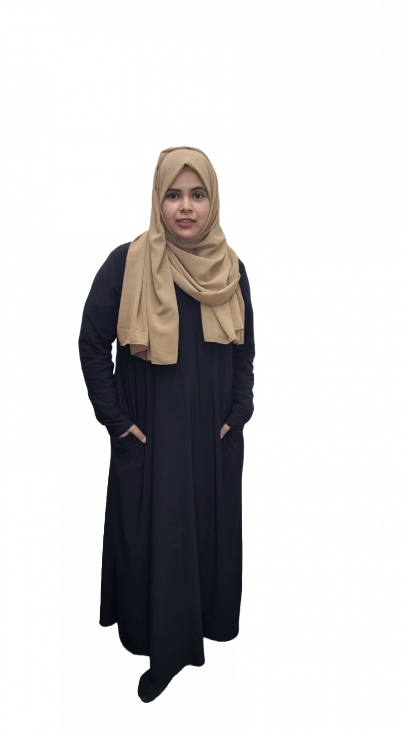 Soft Knitted Midi Length Cardigan for Women with Full-Length Sleeves in Black Mocha 2 Pockets Made In UK - Image 2