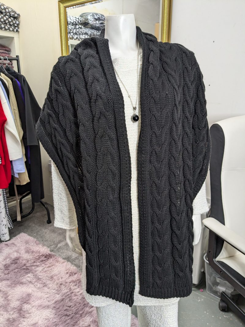 New Shalimar's Black Winter Thick Cable Knit Chunky Scarf for Women/Men – Soft and Warm