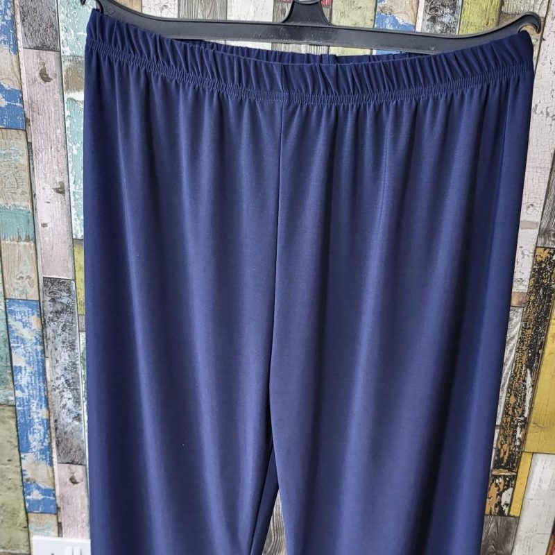 Womens Polyester Pants Autumn Casual Solid Elastic Waist Plazzo Trousers Loose Long Pants Wide Leg Trousers Womenswear - Image 13