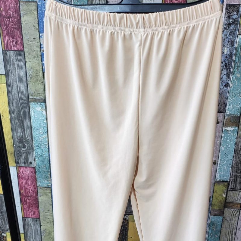 Womens Polyester Pants Autumn Casual Solid Elastic Waist Plazzo Trousers Loose Long Pants Wide Leg Trousers Womenswear - Image 11