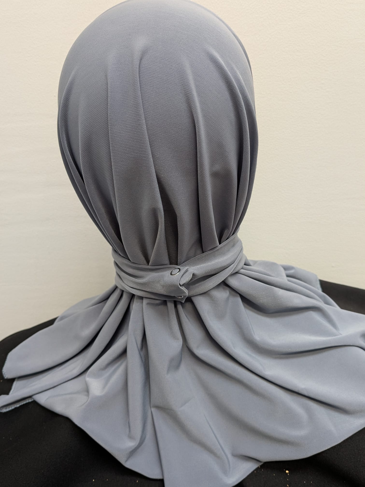Women's Instant Hijab With Button Easy Wear work Gym Running Lycra Fabric - Image 8