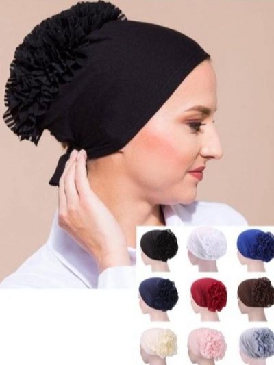 Women's Turkish Under scarf Cap Pandana Hijab Headband Islamic Bonnet Girls