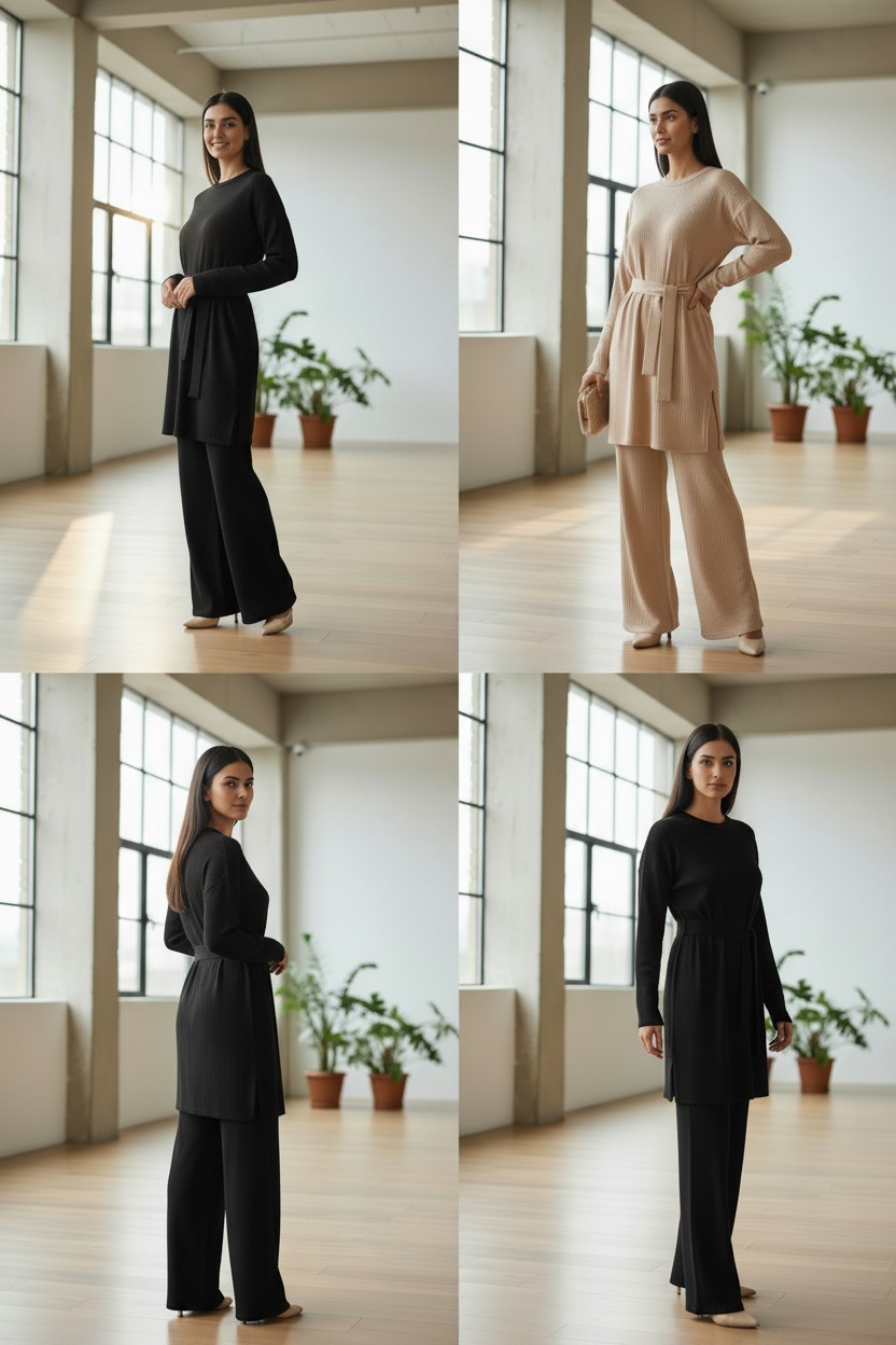 Women's Girls Long Co-Ord Set ,Light weight thin fabric Summer Soft