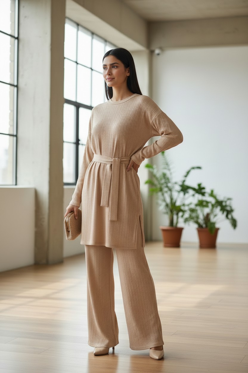 Women's Girls Long Co-Ord Set ,Light weight thin fabric Summer Soft - Image 5