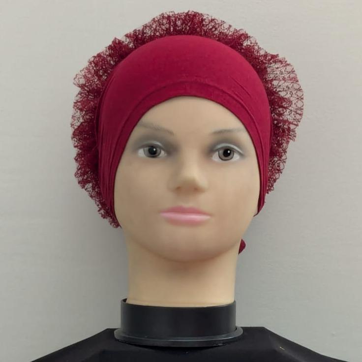 Women's Turkish Under scarf Cap Pandana Hijab Headband Islamic Bonnet Girls - Image 11