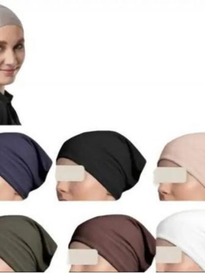 Women's Primum Under Scarf Cap Cotton Large Multicolour Turkish Viscous Fabric