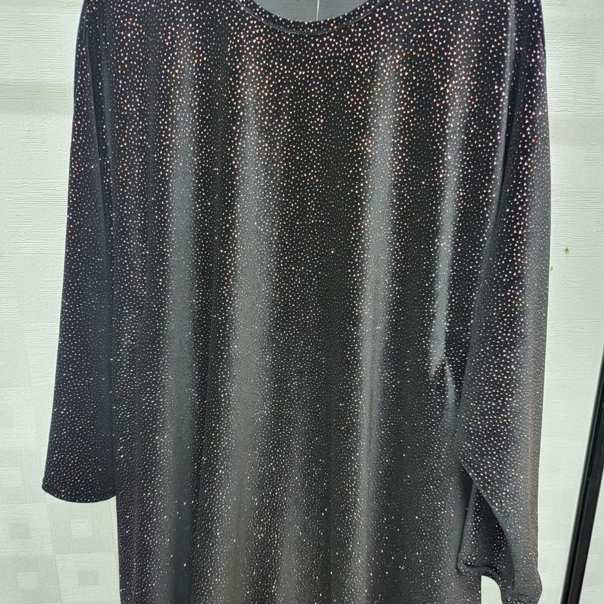 New Womens Girls Stylish Fancy Summer Kaftan One Size Fit UK 10-24 Inside Belt Shiny Sparkly Marron Gold Silver Casual Dress,54" Long. - Image 8